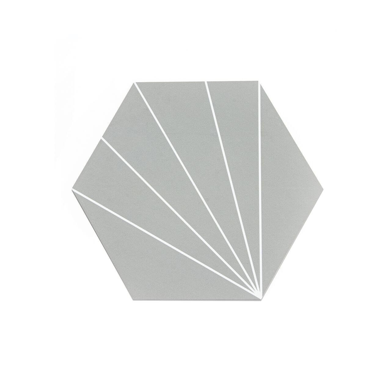 FloorPops Vers Peel & Stick Hexagon Floor Tiles